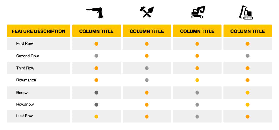 Sample Table